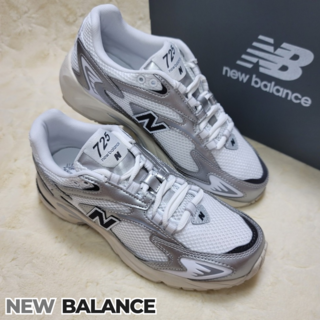 뉴발란스 725 발편한 커플 운동화 메탈릭 실버