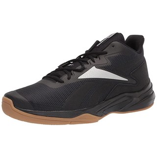 Reebok 유니 클래식 가죽 스니커즈 블랙/화이트/오렌지 플레어 [호환]