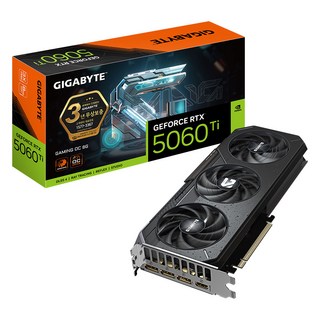 GIGABYTE 엔비디아 지포스그래픽카드 RTX5060TI GAMING OC D7 8GB 게이밍