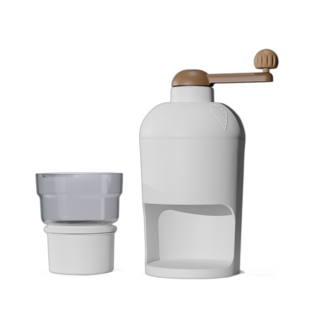 萬事屋手搖刨冰機，DIY刨冰簡單安心，酷暑必備輕鬆製冰, 白色, 1個