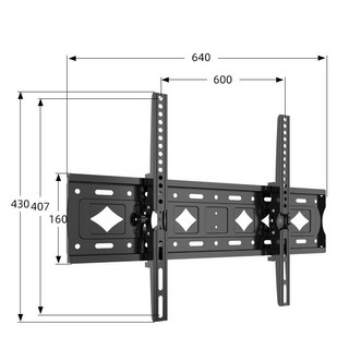電視壁掛架 電視掛架 32-75吋 牆壁掛電視架 電視架 電視支架, 1個, 32-75可調角度, (C53)