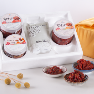 실속형 명란젓 400gX3종세트(실속명란 실속백명란 낙지젓), 1세트, 400g