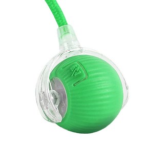 템파 테일 롤러볼 고양이 장난감 자동 움직이는 공놀이 즐거운 다이어트, 2개, 그린, tail-01