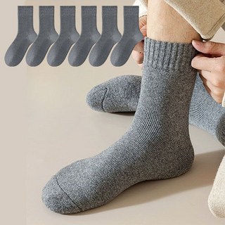 유아마인 겨울 남자 기모 중목 양말 6켤레세트