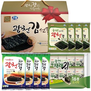 광천김 명절 설 추석 선물세트 보험 판촉 선물 3호, 1개