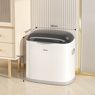 分類垃圾桶 廚房垃圾桶 乾濕分離 腳踩帶蓋帶輪 大容量雙層日式, 18L【雙筒/蓋子/干濕分離】