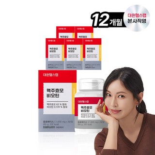 대원제약 대원헬스 맥주효모 비오틴, 6개, 60정