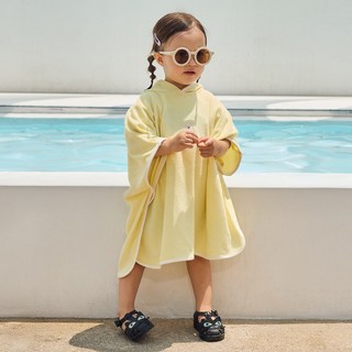 스윔어바웃 아동용 밍곰 어린이 비치가운 후드 물놀이 수건