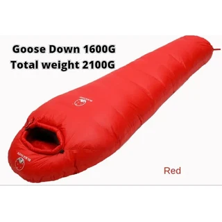 겨울 초경량 침낭 폴 구스 다운 트레킹 관광 및 캠핑 팩 야외 등산 용품 기본 장비, 19 B Down Filling 1600