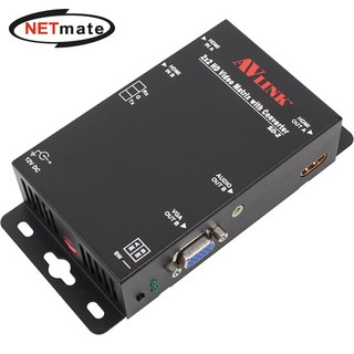 강원전자 넷메이트 SD-2 멀티포맷 2:2 매트릭스 분배기(입력 HDMI x2 출력 HDMI & VGA), 1개