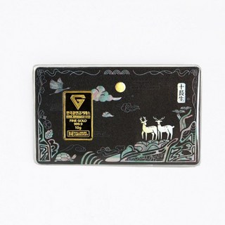 24k 순금 십장생 카드 골드바 1g 생일 선물 기념일