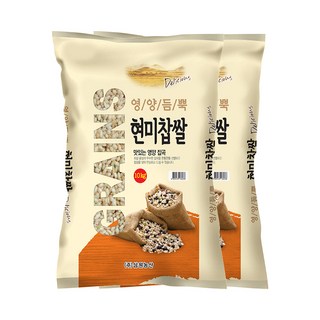 [삼원농산] 현미찹쌀 20kg (10kg/2개) - 2025년산 햇 찰현미, 10kg, 2개