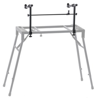 誠逢國際 AWEDA ㄇ型鍵盤架 可調節摺疊鍵盤架 AKS-1175 AKS-ET20, 1個, 雙層疊加架 鍵盤疊加架