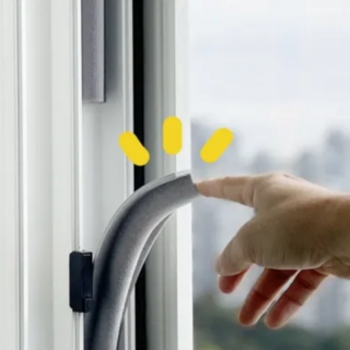 에코와이드 끼우는 문풍지 창문 틈새막이 외풍 창틀 바람막이 L, 5개