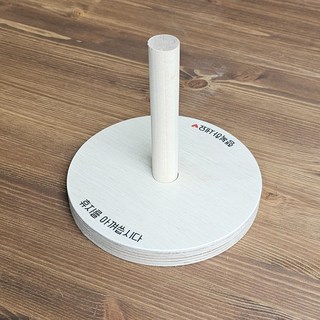 우드 두루마리 휴지걸이 국내제작 휴지를 아껴씁시다 문구 기재 휴지 거치대, 1개, 네추럴