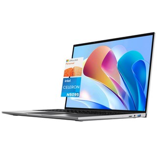 JUMPER 노트북 16인치 화면 대형 셀러론N5095 16GB RAM 1024GB SSD+128GB eMMc사무용 WIN11 home, 그레이, S7max N5095 16, 1152GB