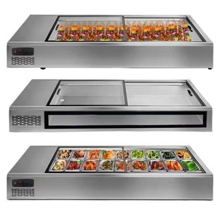 소형 해산물 냉장고 신선식품 회 과일 평대 재료냉장고 냉동고 쇼케이스 업소용 생선 냉장, A.120x60x32CM