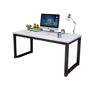 好的家居 方管書桌, 一般【白桌+黑腳】2.5cm厚度桌板