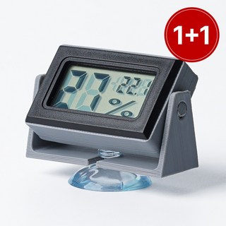 테라돔 파충류 온습도계(2개), 그레이, 2개