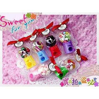 可愛扭蛋糖果機 婚禮小物 幼稚園點心 兒童禮物 生日小點心, 1個, 迷你棉花糖