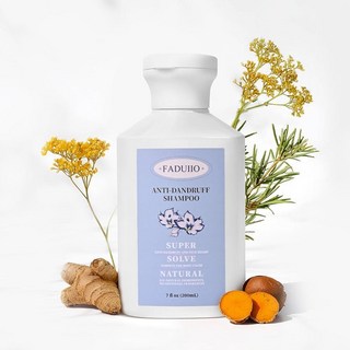 FADUIIO Aspira 비듬 방지 샴푸 - 가려움 벗겨짐 민감한 두피 진정 허브 향 비건 황산염 파라벤 프리 아연 피리티온 여성 남성용 207ml7.5온스 [호환]