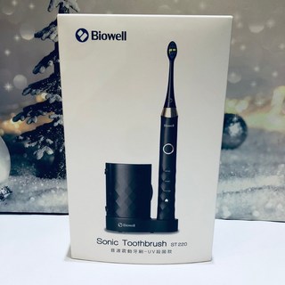 Biowell 電動牙刷 ST 220 UV殺菌款 五段震動強度 清潔 杜邦刷毛 計時 音波震動 (有保固), 1個