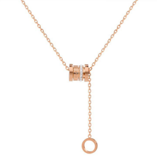 시르겜스 14k 도금 원형 펜던트 여성 목걸이 XDXL-2