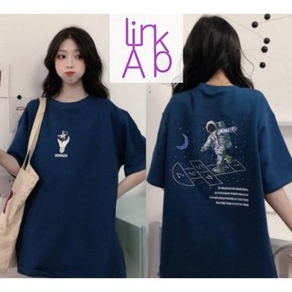 링크어패럴 플레아폴로 여성박스티 반팔 여성 롱 반팔티 여자반팔박스티 티셔츠