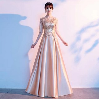 이냐시아 이브닝드레스 연주회 무대 공연 반짝이 롱드레스