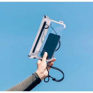 bitplay AquaSeal Lite 全防水輕量手機袋, 1個, 水泥灰, 水泥灰