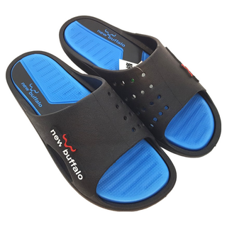 牛頭牌 好樂拖 防水拖鞋 足弓鞋 台灣製造 男女拖鞋 套拖, 藍色