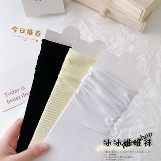 【台灣出貨】 春夏季蕾絲薄款白絲襪蝴蝶結lolita小腿襪白色jk襪拚接中筒襪子女