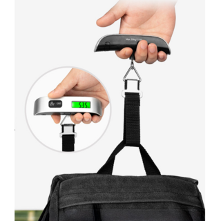 스트랩형 디지털 캐리어 손저울 여행 낚시 손저울, 1개