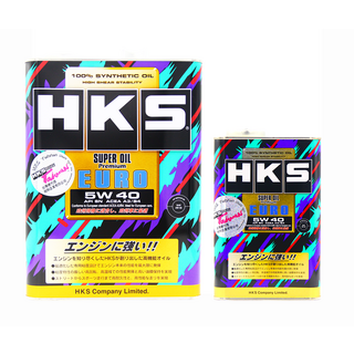 HKS 超優質EURO 5W40全合成機油，適用歐系車款，卓越引擎保護, 1個, European cars., HKS EURO 5W-40 5L