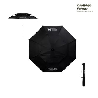 Wellhike 戶外落地傘 釣魚雨傘 露營野餐大黑傘