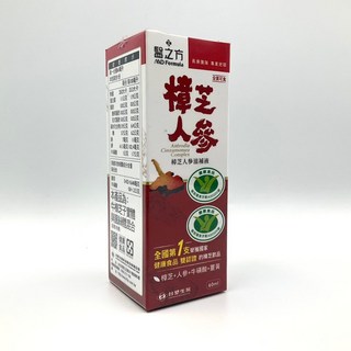 醫之方 樟芝人參滋補液 60ml, 1個, 6罐/盒