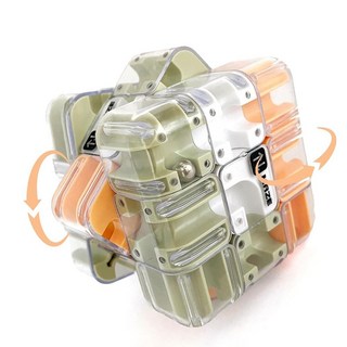 대형 미로 3D 퍼즐 미로 큐브 - 매력적인 두뇌 티저 - 3D 미로 공 루빅 레이스 게임 공간 인식 향상 스트레스 완화