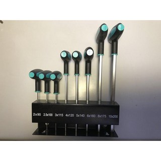 台灣製造 專業台製T型公制六角扳手 S2合金鋼 單隻販售, 1個, 2mm