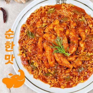 [코끼리씨푸드] 광주 맛집 코끼리아구찜 (순한맛) 국내산 순살 아귀찜 밀키트 1.5~2인분, 1개, 930g