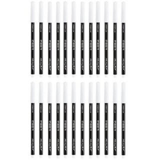 라인플러스 만점합격 컴퓨터용 싸인펜, 흑색, 24개