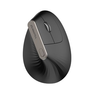 맥스틸 무소음 버티컬 무선 마우스 GM-WEM100, 블랙컬러(BLACK)