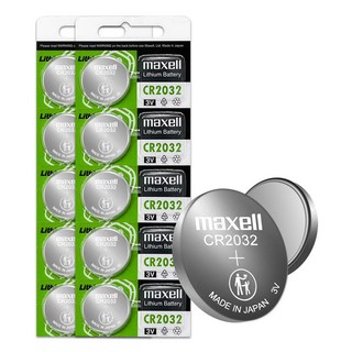 maxell CR2032 3V 鈕扣型鋰電池 (日本製), 1套, 5入