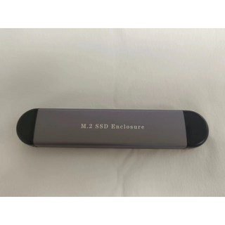 SSD雙協議轉接盒 Type-C及USB3.1雙接頭 鋁合金外殼 高速傳輸 輕巧便攜, 深灰色