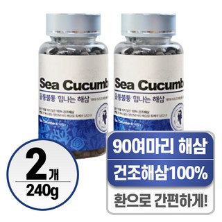 해삼환 헬시위듀 건조해삼 건해삼 복분자 엉겅퀴 숙지황, 2개, 120g