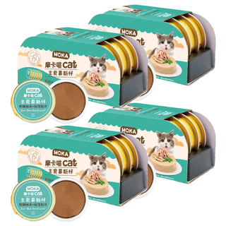 MOKA CAT 摩卡喵 cat主食慕斯杯 6個, 關節保健, 180g, 4組