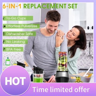 닌자 A11R 블렌더 교체 부품 3개입 16온스 컵 (투고 뚜껑 포함) Nutri Ninja QB3001SS 호환