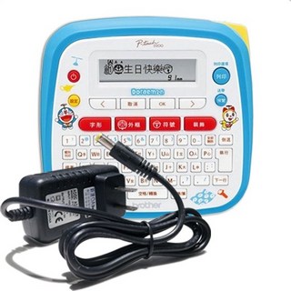 Brother PT-D200DR DORAEMON 哆啦A夢創意自黏標籤機 含變壓器, 1個