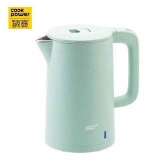 鍋寶316不鏽鋼大容量防燙快煮壺2L, 綠色