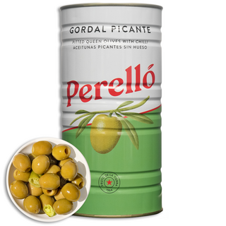 페렐로 고달 올리브 대용량 캔(통조림) 1440그램 절임 그린올리브 와인샵 편집샵 프리미엄 식자재(5121), 1개, 1440g