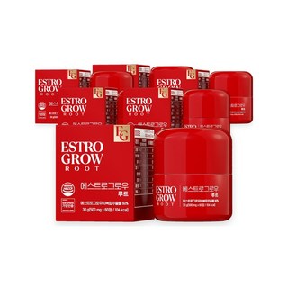 에스트로그로우 루트 여자 아누카사과 오미자 석류 비오틴 맥주효모 여성 보조제 HACCP, 6박스, 60정